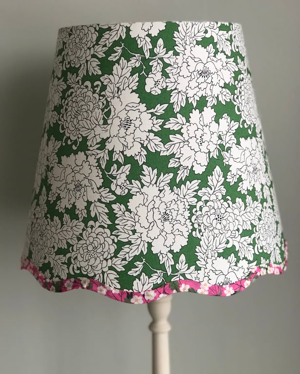 NEW Liberty Costume - Handmade Scalloped table Lampshade