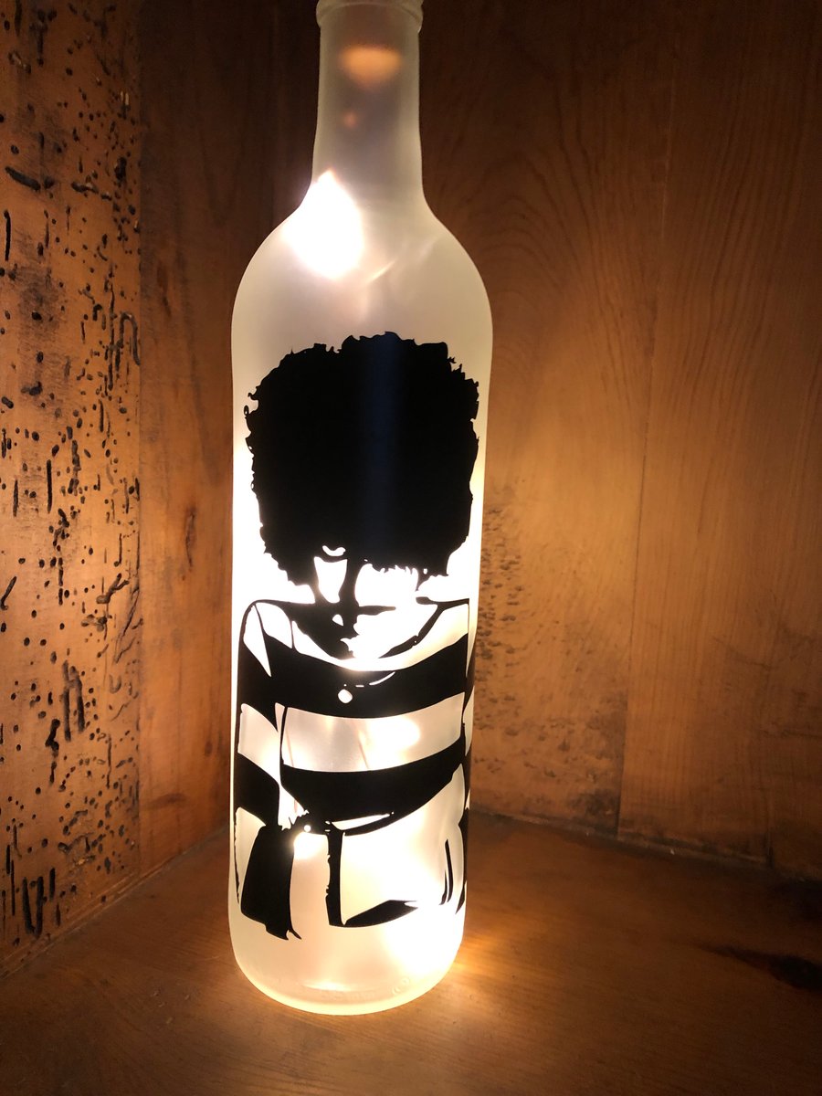 Phil Lynott- Thin Lizzy LED Light Up Bottle Music memorabilia 