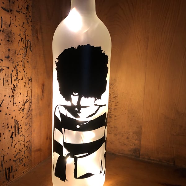 Phil Lynott- Thin Lizzy LED Light Up Bottle Music memorabilia 