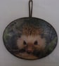 Handmade Oval Hedgehog Wall Decoration - Image 3