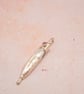Biwa Pearl and Pink Tourmaline Sterling Silver Pendant