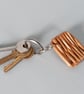 Woven Willow Keyring Handmade in Edinburgh Sustainable Decoration - Image 1
