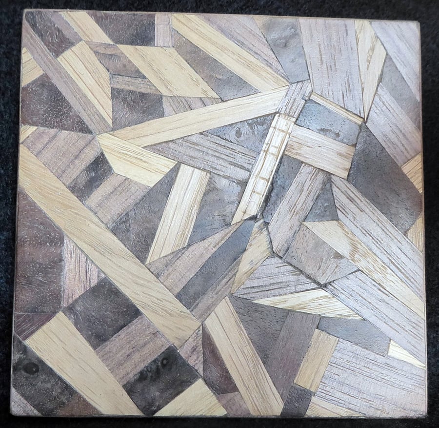 wood veneer coaster