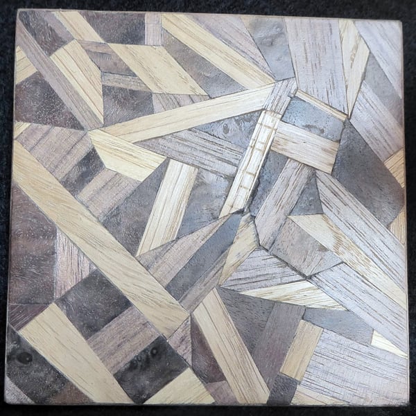 wood veneer coaster