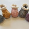 Falkland Wool Baby Booties