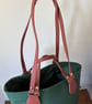 Canvas Bucket bag Floral Shoulder bag. - Image 3