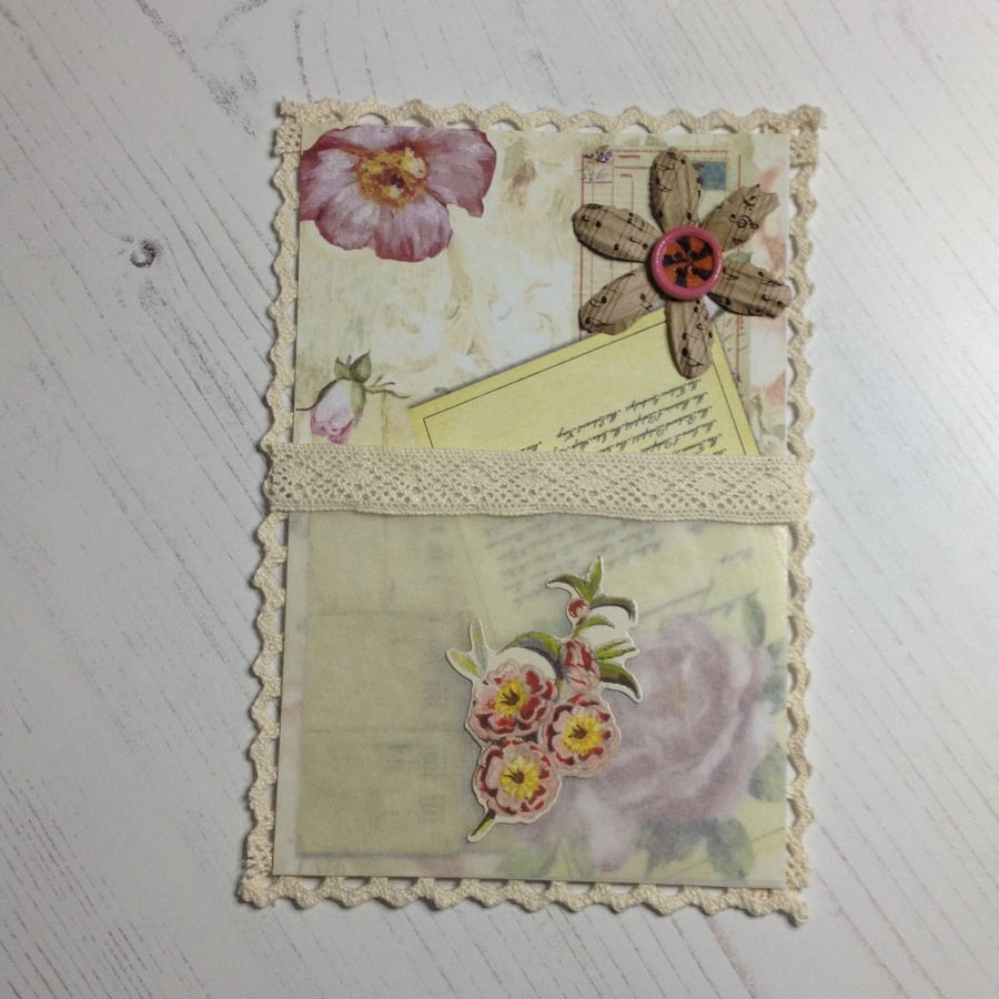 Vintage Style Journalling Tag (Amy) PB11