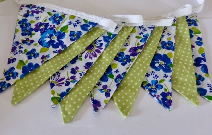 Floral and Spotty Bunting