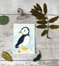 Puffin Miniature Original ACEO painting - One of a kind