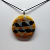 Abstract pendant necklace 