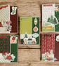 Handmade Luxury Christmas Cards – Set of 5 Festive 7x5 Cards with ...