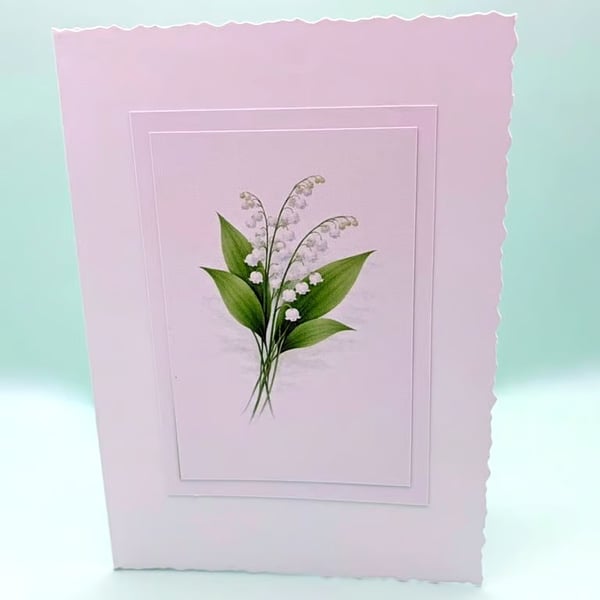 Lily of the Valley A6 Card Set of 4 - Botanical Blank Greeting Cards