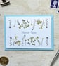 Pressed Flower Thank You Cards 