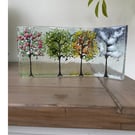 Fused Glass Four Seasons