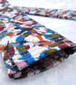 Padded camera strap cover, Liberty print, slip over design - Image 2
