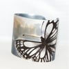 Marbled white butterfly cuff