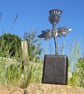 Hand forged thistle sculpture, handmade by Scottish blacksmith - Image 2