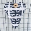 JUBILEE UNION JACK HEART - lavender or padded