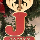 Personalised Christmas name decoration