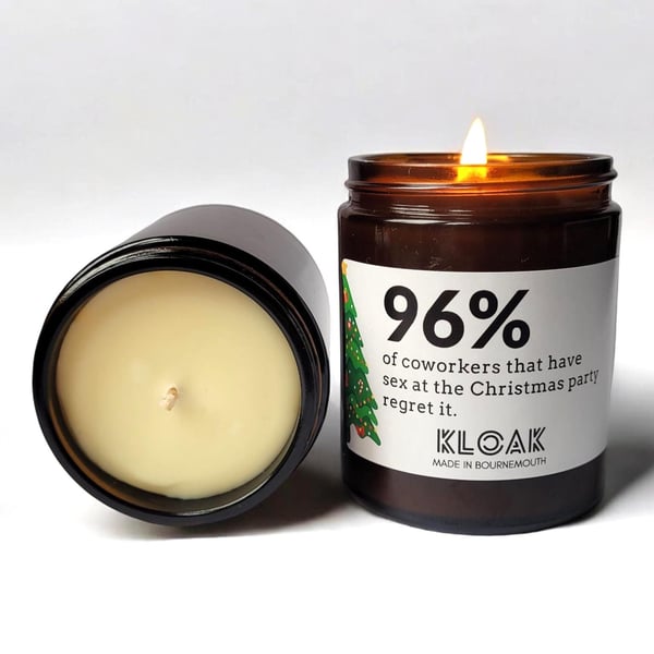 96% of People Regret the Christmas Party Candle