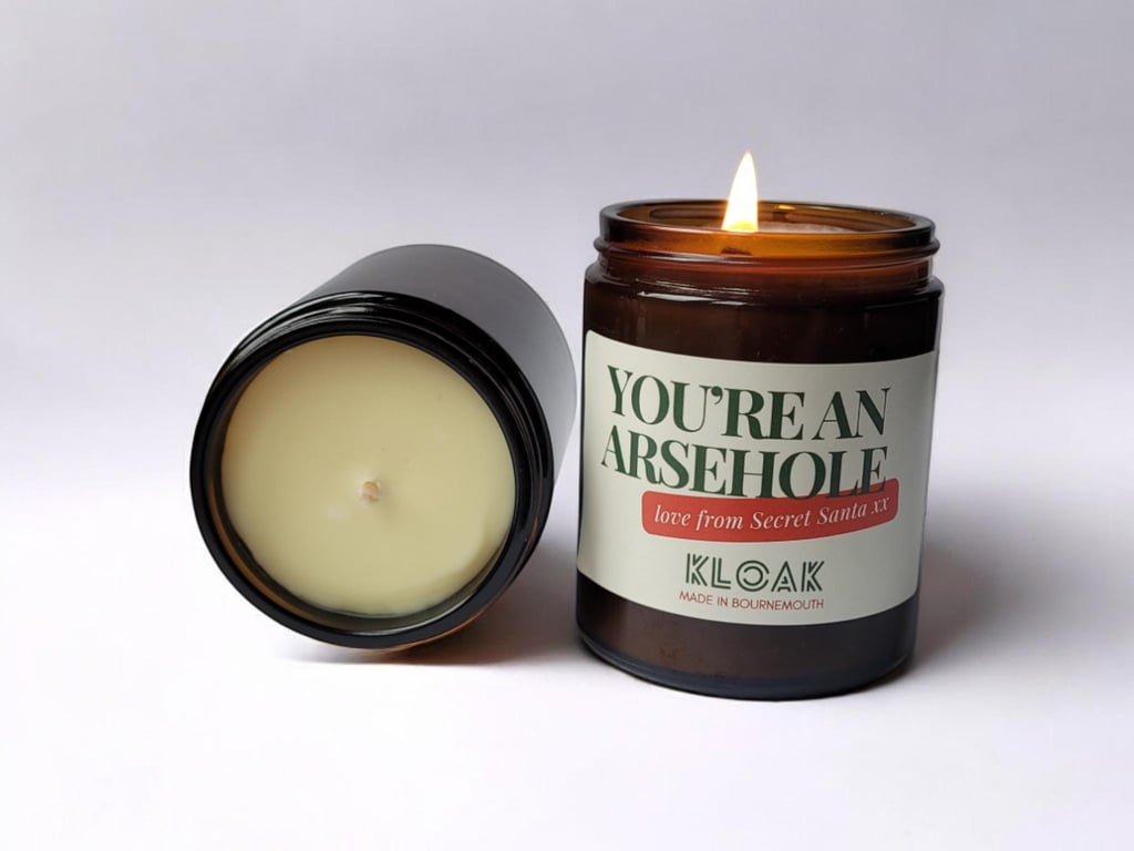 You're An A-hole Love from Secret Santa Candle