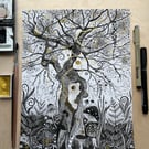 Eye Tree Art Print