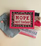 Nope Not Today Needlepoint Kit – Modern Beginner Craft Kit - Image 6