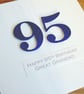 Handmade 95th male birthday card - personalised with any age and message - Image 1
