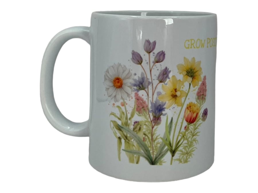 Motivational Wildflower Mug