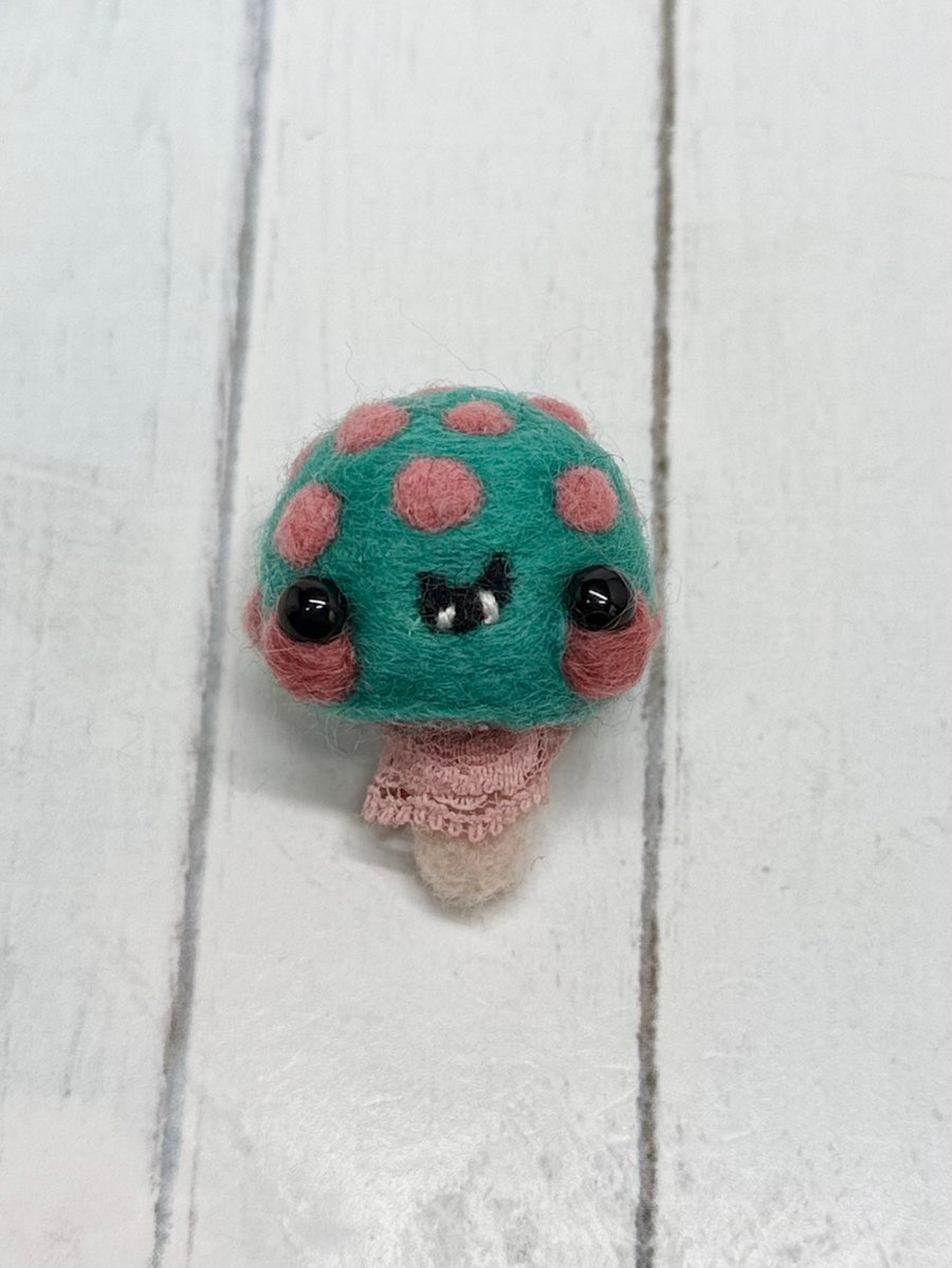Mini Mushroom Turquoise 