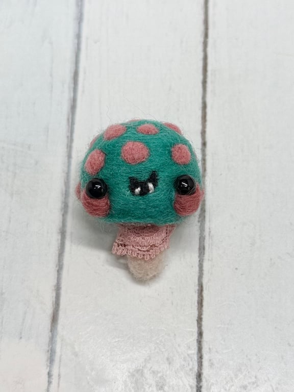 Mini Mushroom Turquoise 