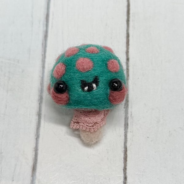 Mini Mushroom Turquoise 