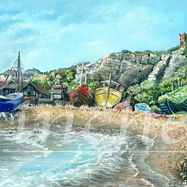 Hastings Fishing Boats - Limited Edition Giclée Print