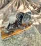Rustic burl wood tea light holder - Image 5