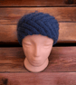 Handknitted chunky cable headband