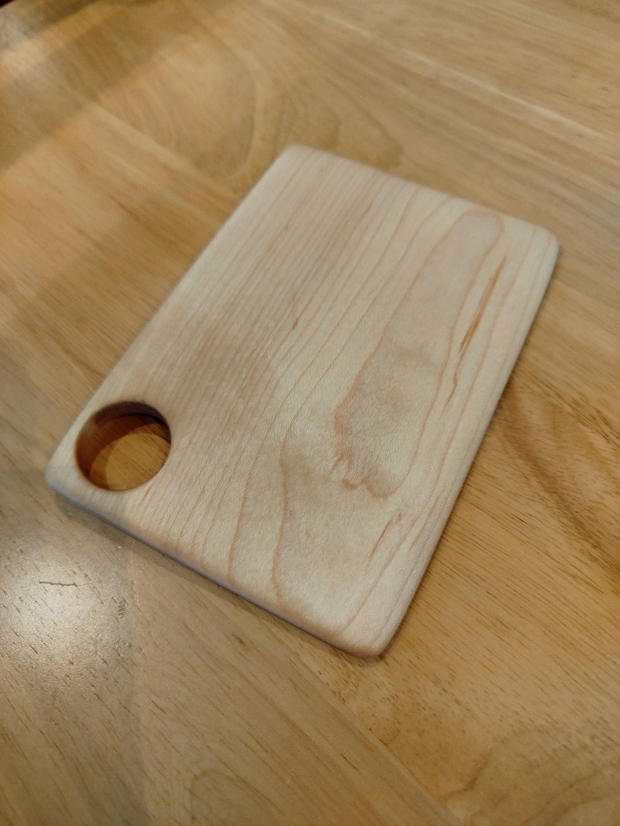 Handmade Wooden Bench Dough Scraper in Maple