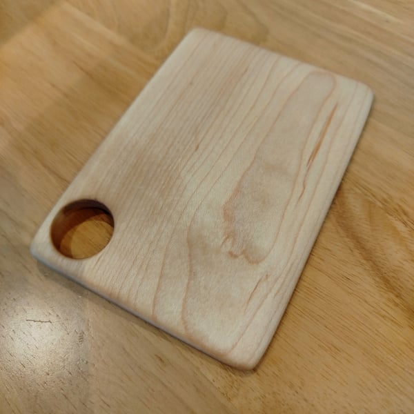 Handmade Wooden Bench Dough Scraper in Maple