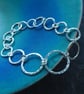 Hallmarked bracelet, argentium silver link bracelet - Image 6