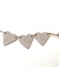  Loveheart hanger, ceramic bunting, pottery, home decor, wall hanging - Image 6