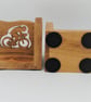 Handcrafted Oak Cyclist Bookends - Image 4