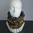 Green Jungle Camo Fleece Lined Snood Neck Warmer