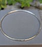 Sterling Silver 2mm Hammered Round Bangle - JBJ5025 - Image 2
