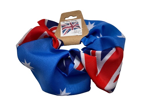 Australia RAF RAAF Ensign Flag Hair Scrunchie Scrunchies Accessory Band Elastic