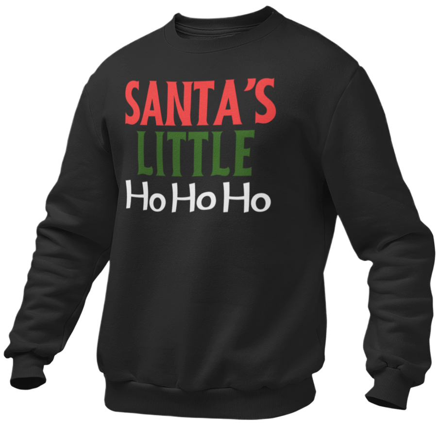 Christmas Jumper Santas Little HO HO HO - Funny Novelty Christmas Pullover