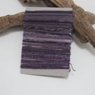 Large Logwood Natural Dye Dark Purple Textured Thread Pack