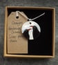 Handmade Ceramic Choughs pendant - Image 5