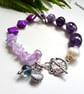 Designer Multigemstone Chakra Charm Bracelet  - Image 1