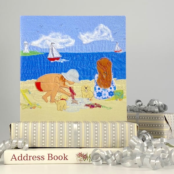 Seaside birthday card 