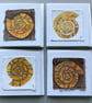 Ammonite print mini cards  - Image 1