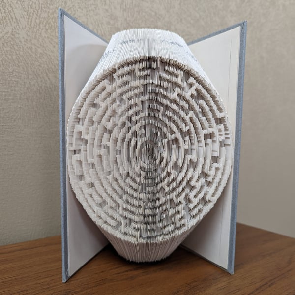Maze - Circle COMBI Book Folding Pattern - EMAILED PDF PATTERN